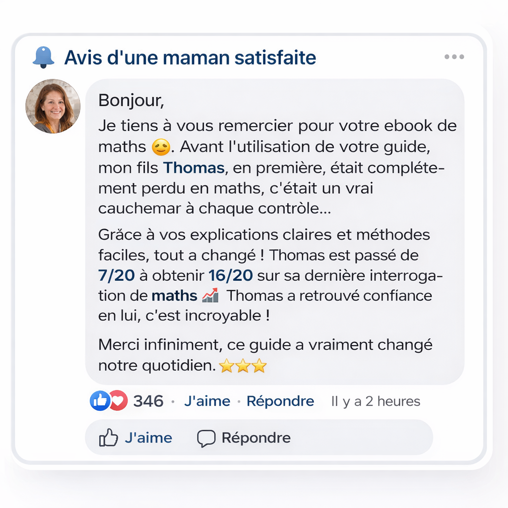 MathBoost™ – De la difficulté à la réussite (Collège & Lycée)