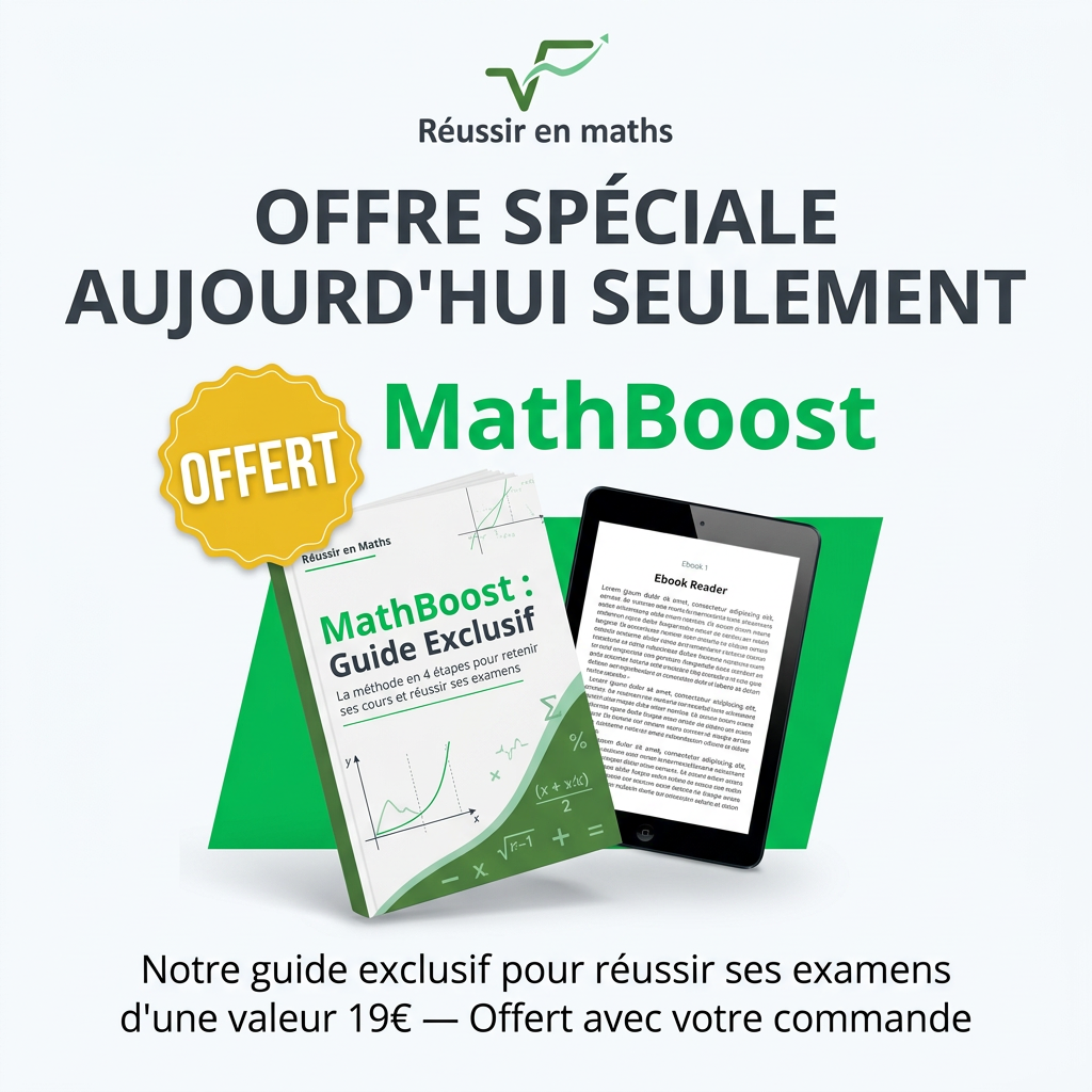 MathBoost™ – De la difficulté à la réussite (Collège & Lycée)