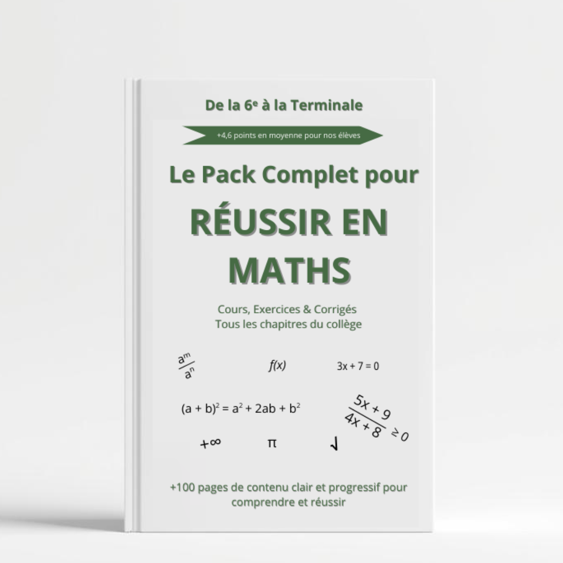 MathBoost™ – De la difficulté à la réussite (Collège & Lycée)