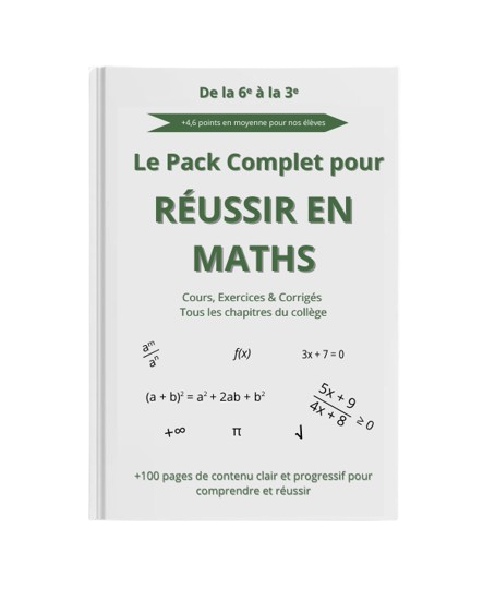 Réussir en maths – Le dossier de révisions clair et efficace (Collège & Lycée)